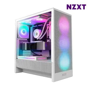NZXT H5 FLOW V2 RGB 화이트 PC케이스 미들타워케이스