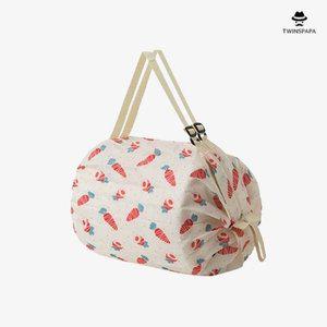 트윈스파파 초경량 휴대용 접이식 숄더 쇼핑백(P0000TWG/6컬러/1+1)