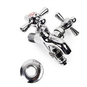 [기타]고품질 두갈래 수도꼭지 양갈래수도꼭지 온수용 수도꼭지 다 (WFHULU0)