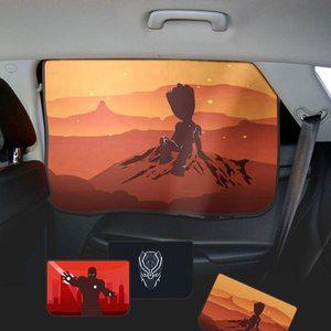 고품질 마블히어로 자석 햇빛가리개 차량용커튼 자동차창문햇빛가리개 차량햇빛가리개자석 (WFHUOB0)