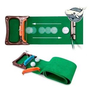 골프 퍼팅 연습매트 거리표시 볼 반환 기능-WFHJON5