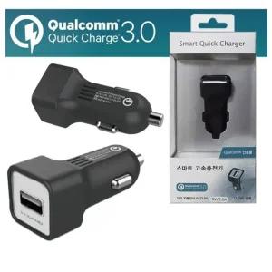 B징가로922 퀄컴인증 USB1구 스마트 고속 차량충전기 (WFHU2BQ)