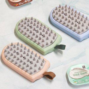 고품질 헤어브러쉬 실리콘 샴푸 마사지 브러쉬 볼륨감 탈모예방 탈모방지 두피각질제거 시원한 (WFHV9WW)