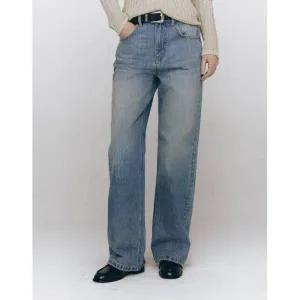 지오다노청바지 여성 스트레이트핏 일자 4컬러 데님 팬츠 RB808