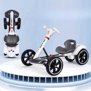 접이식 사륜 바이크 충전식 페달 70KM 1인용D모델 스타트 주행거리 적재 시니어 전동