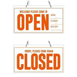 고품질 OPEN CLOSED12 체인걸이형 양면 안내판 29x16cm 마감안내판 매장알리판 매장표지판 (WFHVZJ9)