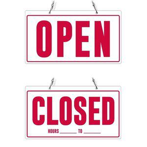 고품질 OPEN CLOSED39 체인걸이형 양면 안내판 29x16cm 마감안내판 매장알리판 매장표지판 (WFHVZKB)