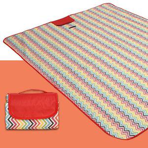 고품질 감성패턴 피크닉 돗자리 매트 대형 4인 접이식 휴대용 휴대용돗자리 야외매트 피크닉용품 (WFHVY20)