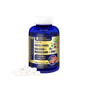 [내츄럴삼육오]내츄럴365 미국 슈퍼파워 칼슘 마그네슘 아연 1병-3개월분