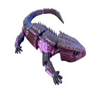 3D 프린팅 움직이는 도마뱀 악어 피규어