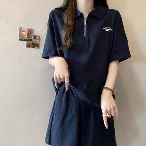 데일리 반팔 집업세트 반바지 짚업반팔 2피스 트레이닝복 츄리닝 여성 바지 반팔티 티셔츠