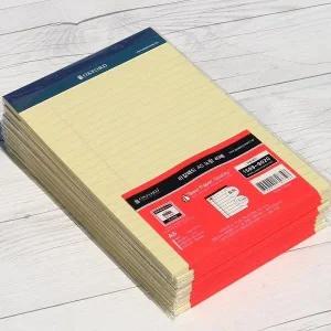 문구반점 브랜빌 옥스포드 리갈패드-A5 40매 노랑 A04 10권