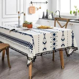 보헤미안 예쁜 테이블보 사각 커버 식탁보 140 (WFHY3IC)