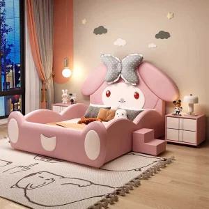 여자아이 침대 공주 아이방 꾸미기 등받이 헤드보드