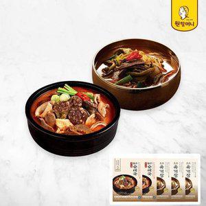 [원할머니]육개장 3팩+얼큰 순대국 2팩