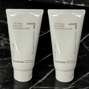 이니스프리 화산송이 BHA 모공 클렌징폼 대용량 250ml+250ml 빅사이즈