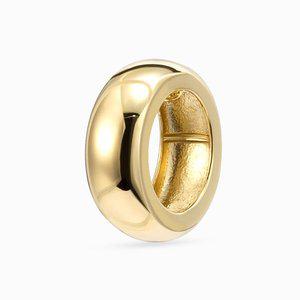 갤러리아 18K 클래식 후프 펜던트 대 메달 선물