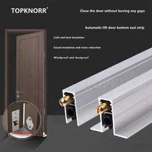 자동 리프팅 씰링 스트립 방음 바닥 도어 방충 방풍 간격 나무 방진