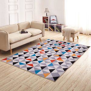 예은침장 3D디자인 거실 카페트 러그 매트   컬러타일