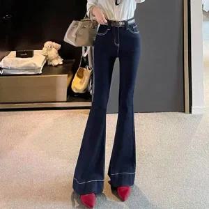 [ 품절임박 -30% ] AM-3367/부츠컷청바지 나팔바지 여자 여성 스판데님팬츠 키작녀 키큰녀