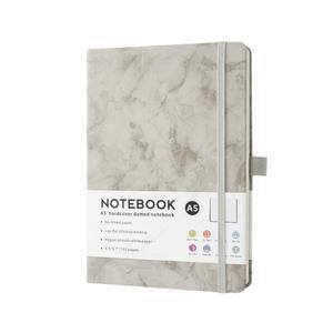 캘리스터 대리석무늬 A5 하드커버 스트랩 양장다이어리 5가지 색상