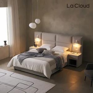 라클라우드 호텔식 바움 패브릭 평상형 침대프레임 LK(라지킹) + 패널1EA