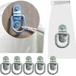 이드나인 화물차 적재함 RV 다용도 D링고리 5개구성 1세트 볼트포함