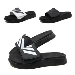 남녀공용 푹신한 이중쿠션 남성 여성 국내제작 벨크로 쿠션 슬리퍼 빅사이즈 사무실화 KS023