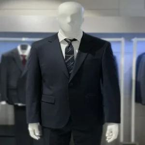 [트루젠] 트루젠 봄여름 다크네이비 울스판 기본핏 남자정장세트 2322TJ003014