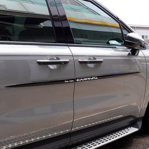 더뉴카니발 페이스리프트 차량 도어 사이드 가드 레터링 패드 스크래치 문콕방지 몰딩 용품