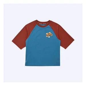 뉴발란스 키즈 PICNIC 7부 라글란 티셔츠 NK9BD1302U-85 306017