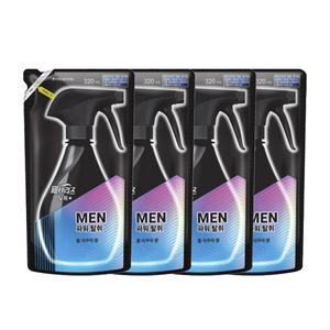 페브리즈 맨 쿨아쿠아향 리필 320m x 4개