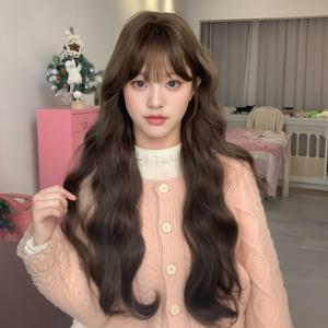 키라비 가발 여성 통가발 긴머리 웨이브 75cm KPE0396