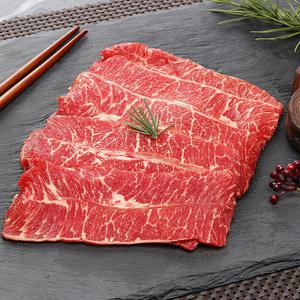 호주청정우 3초구이 3mm 얇은 부채살200g x 4팩