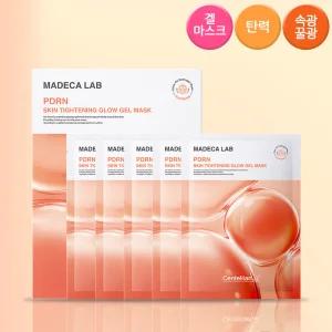 [본사직영] 마데카랩 피디알엔 스킨타이트닝 글로우 겔 마스크 22ml 5매입