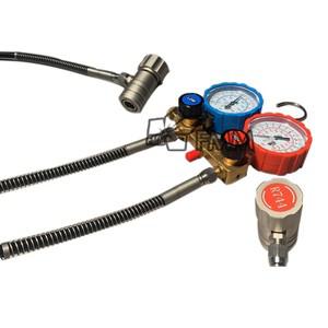 R744 매니폴드 게이지 세트 압력계 진단 도구 AC 에어컨 냉매 가스 맞는 메르세데스 및 기타 자동차