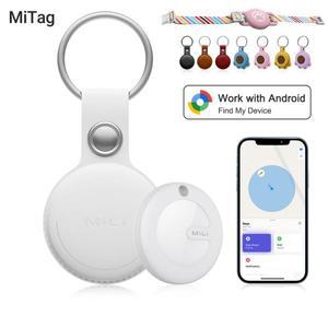 Mili Mitag 파인더 미니 GPS 추적기 분실 방지 장치 탐지기 고양이 목걸이 조절  애완 동물 액세서리 안드