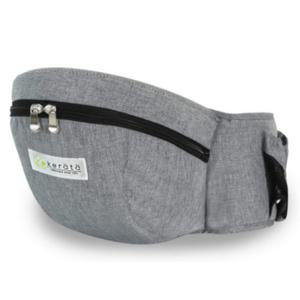 케라타 유아 아기띠 힙시트 허리보호대 쿠션 그레이