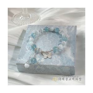 하늘빛나비염주합장주 - 불교합장주 불교팔찌 법보시