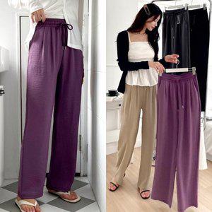 [시노코] 1+1 여성 린넨 라이크 밴딩 팬츠 4종 택2 W25LP101