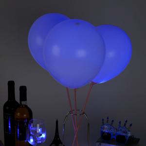 블루 이벤트 전구 50p 인테리어 미니 크리스마스 장식 조명 풍선 데코