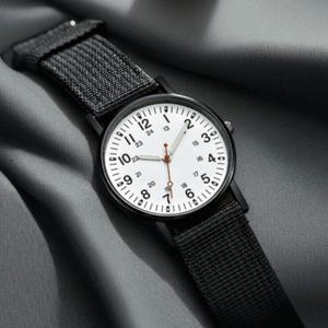 슬림 저소음 손목시계 학생 수능 시험용 간호사 군인용 메탈 나토밴드 기념품