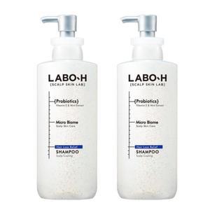 [2개] LABO-H 라보에이치 프로바이오틱스 안티헤어로스 두피쿨링 샴푸 400ml