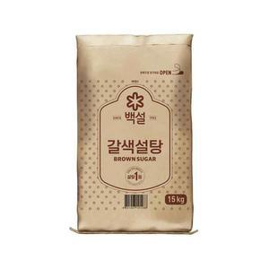 백설 갈색 설탕 흑설탕 15kg