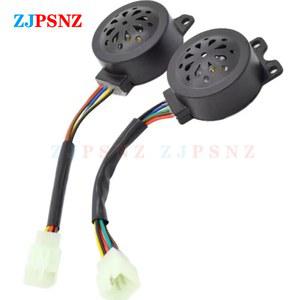 도난 방지 경적 스티어링 전자 방수 오토바이 와이어 48V 자전거용 스쿠터 후진 전기 72V 4IN 스피커