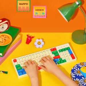 위글위글 저소음 풀캡 무선키보드 여성 선물 추천