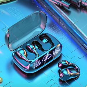 무선 이어폰 이어 클립  오픈 스포츠 버드 블루투스 5.4 안드로이드 iOS 용 헤드폰 소음 차단 헤드셋