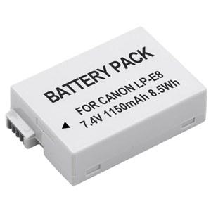 호환 캐논 Rebel T4i LP 550D T2i T5i 디지털 X5 키스 600D LP-E8 700D 650D E8 X6 T3i 배터리, X4 카메라용