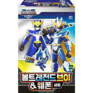 미니특공대 브이레인저스 볼트레전드브이 앤 웨폰 장난감 세트