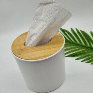 데스크휴지수납함 원목 두루마리 휴지 케이스 (WFHD90G)